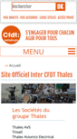 Mobile Screenshot of cfdt-thales.com